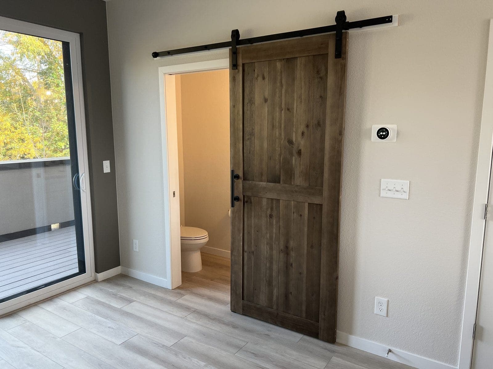 Sliding barn door & finish work