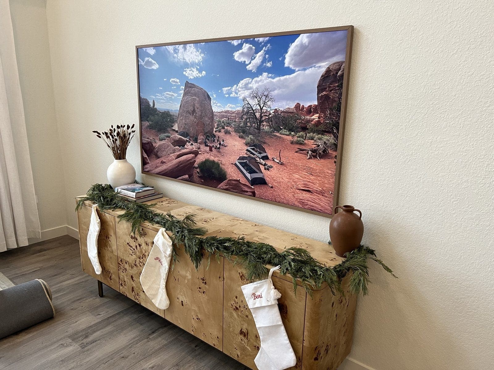 TV mount & living console